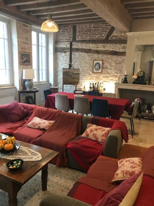 La Maison De Lea, Chambres D'Hotes De 14 Couchages Tournus Extérieur photo